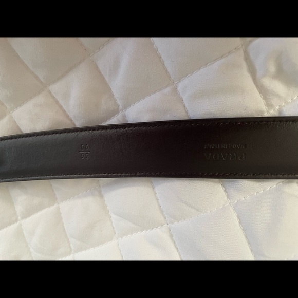 COPY - Pre-Own PRADA MADE IN ITALY casual leather Belt!! (1C-5738 -1) - Picture 2 of 10